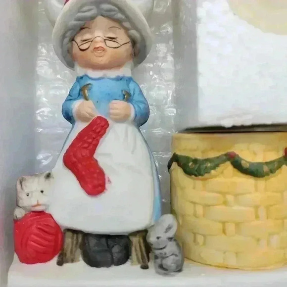 Vintage Granny At Work Holiday Christmas Jasco 1978 New OPEN BOX - Picture 6 of 10